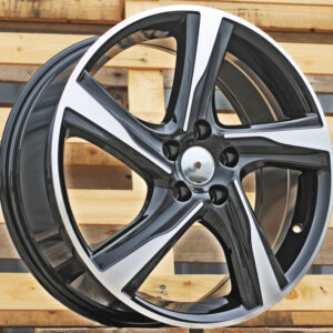 R18x7.5 5X108 ET 49 63.3 BY115 Black Polished (MB) For VOLVO (Z1)