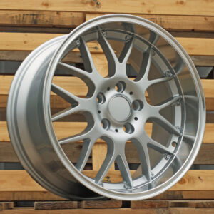 BY773_000000004109 R18x9 5X120 ET 20 74.1 BY773 Silver+Polished Lip (SP) For BMW (Z6) (Rear+Front)