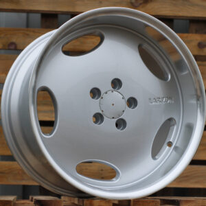 R18x9.5 5X112 ET 35 66.6 B1563 (IN8250) Silver+Polished Lip (SP) For MER (Z7) (MONOBLOCK Style Rear+Front)
