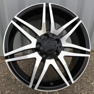 BY274_000000000494 R18x8 5X112 ET 45 66.6 BY274 Black Polished (MB) For MER (Z2) ((max 880kg))
