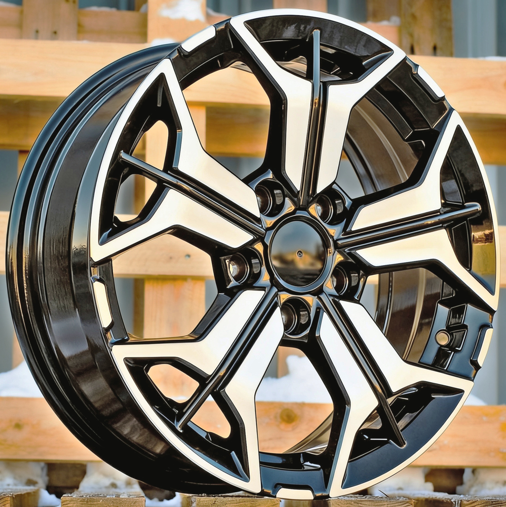 R16x6.5 5X114.3 ET 40 67.1 B5846 Black Polished (MB) For KIA (Z7)