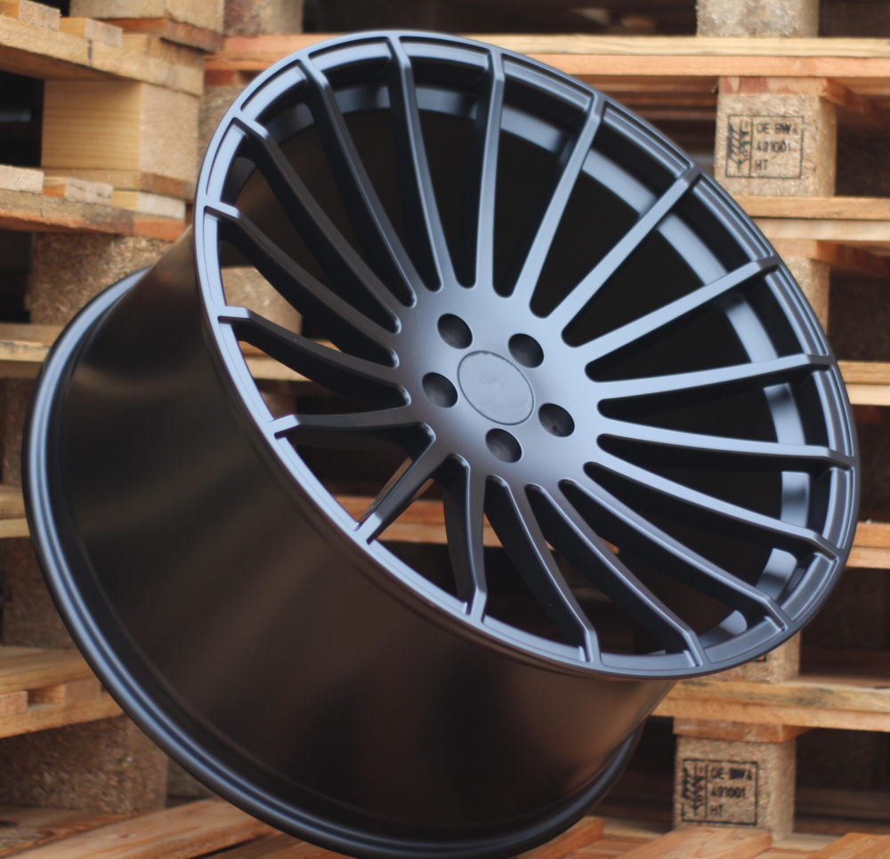 R20x10.5 5X112 ET 40 66.6 A1227 (HX010) Black Half Matt (BLHM) For HAXER (K3)
