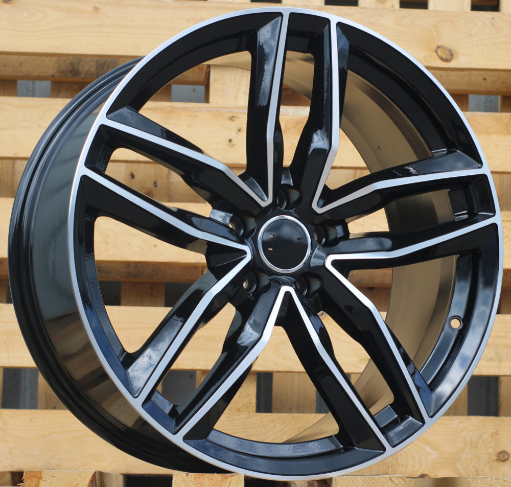 R17x7.5 5X100 ET 40 57.1 BK690 (BY1126) Black Polished (MB) For AUD (Z2)