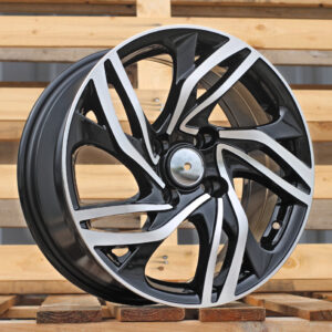 R16x7 4X108 ET 25 65.1 BK607 Black Polished (MB) For CITRO (P2+K2)