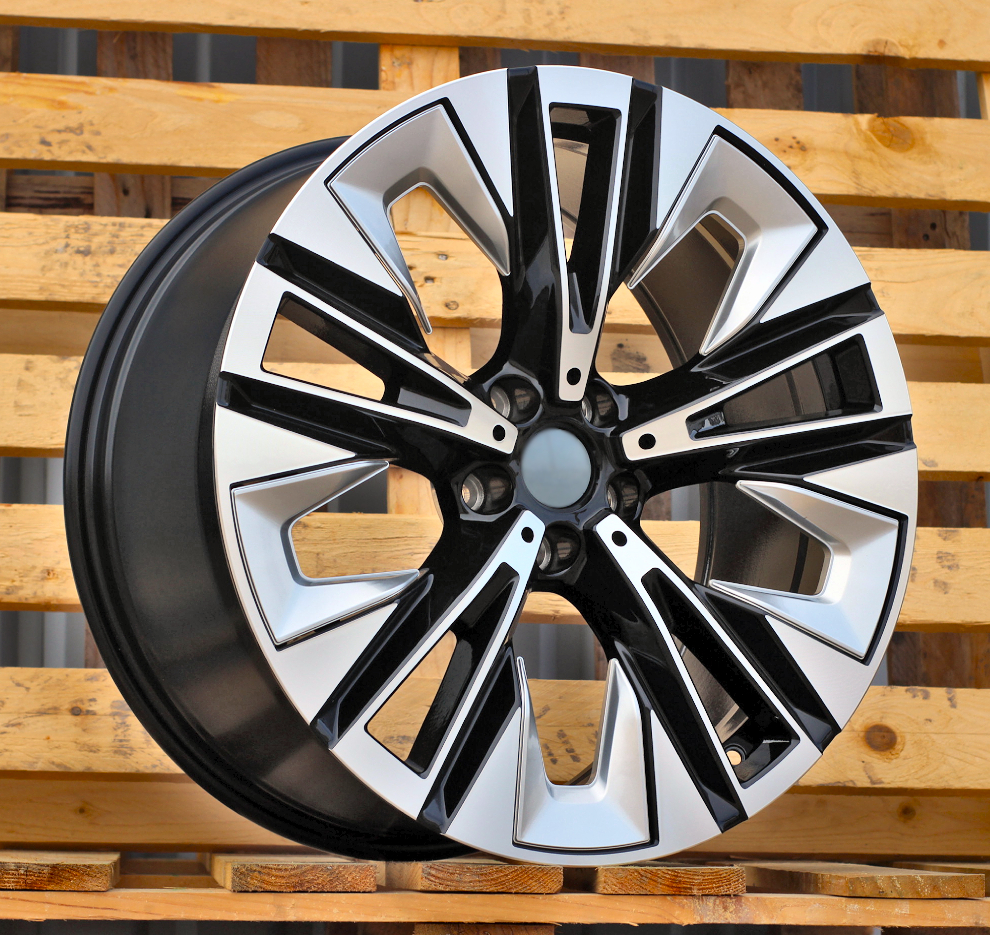 R21x10 5X112 ET 46 66.6 H3521F Black Polished (MB) For BMW (A) (HYBRID FORGED BMW 5/ I5 Rear+Front)