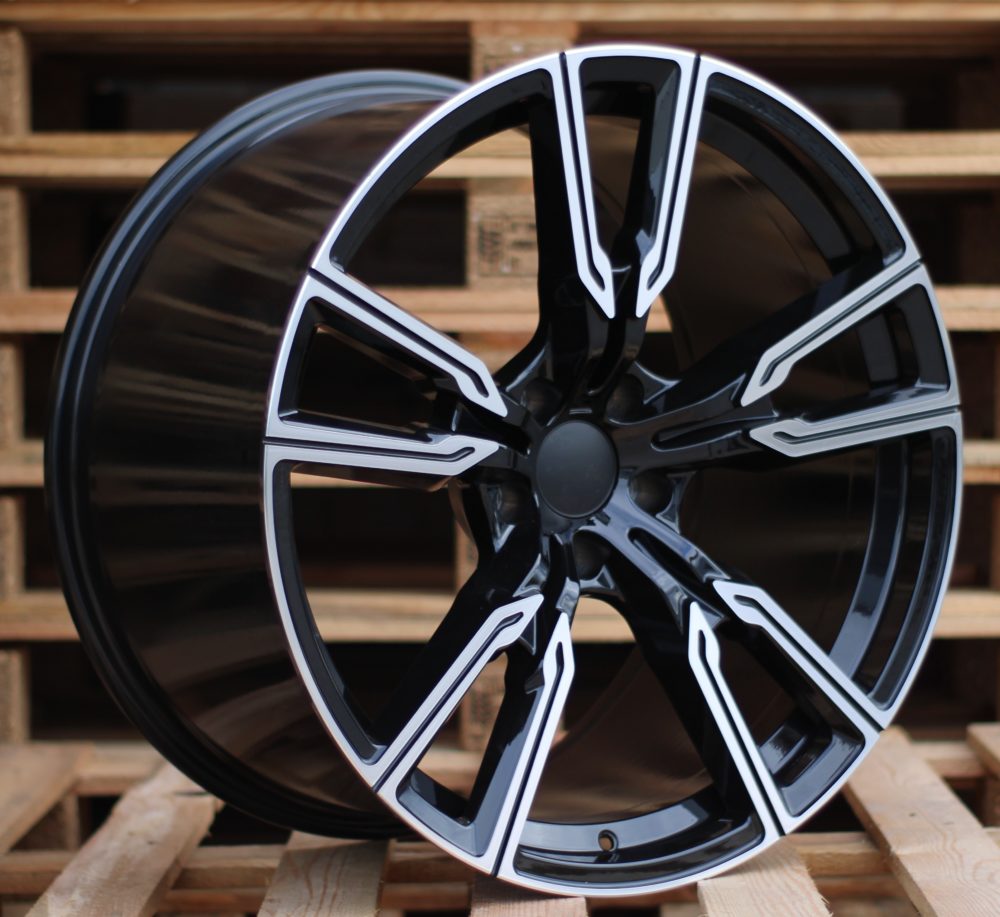 R22x10.5 5X112 ET 43 66.6 H5033 (3S1112) Black Polished (MB) For BMW (P) (HYBRID FORGED Front+Rear)