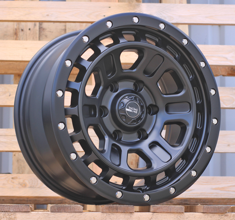 R17x8.5 6X139.7 ET 15 106.1 3S234 Black Half Matt (BLHM) For 4X4 (R) (HYBRID FORGED)