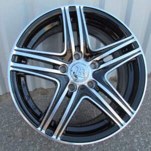 R15x6.5 5X105 ET 39 56.6 LU048 (048156584M) Black Polished (MB) For RACIN (K3) ((AKC 25 Eur))