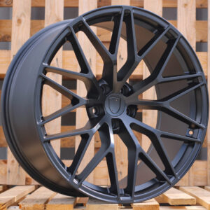 3S1067_000000004556 R21x10 5X112 ET 19 66.5 3S1067 Black Half Matt (BLHM) For PORCH (K2+K4) (HYBRID FORGED(New Macan)(Rear+Front))