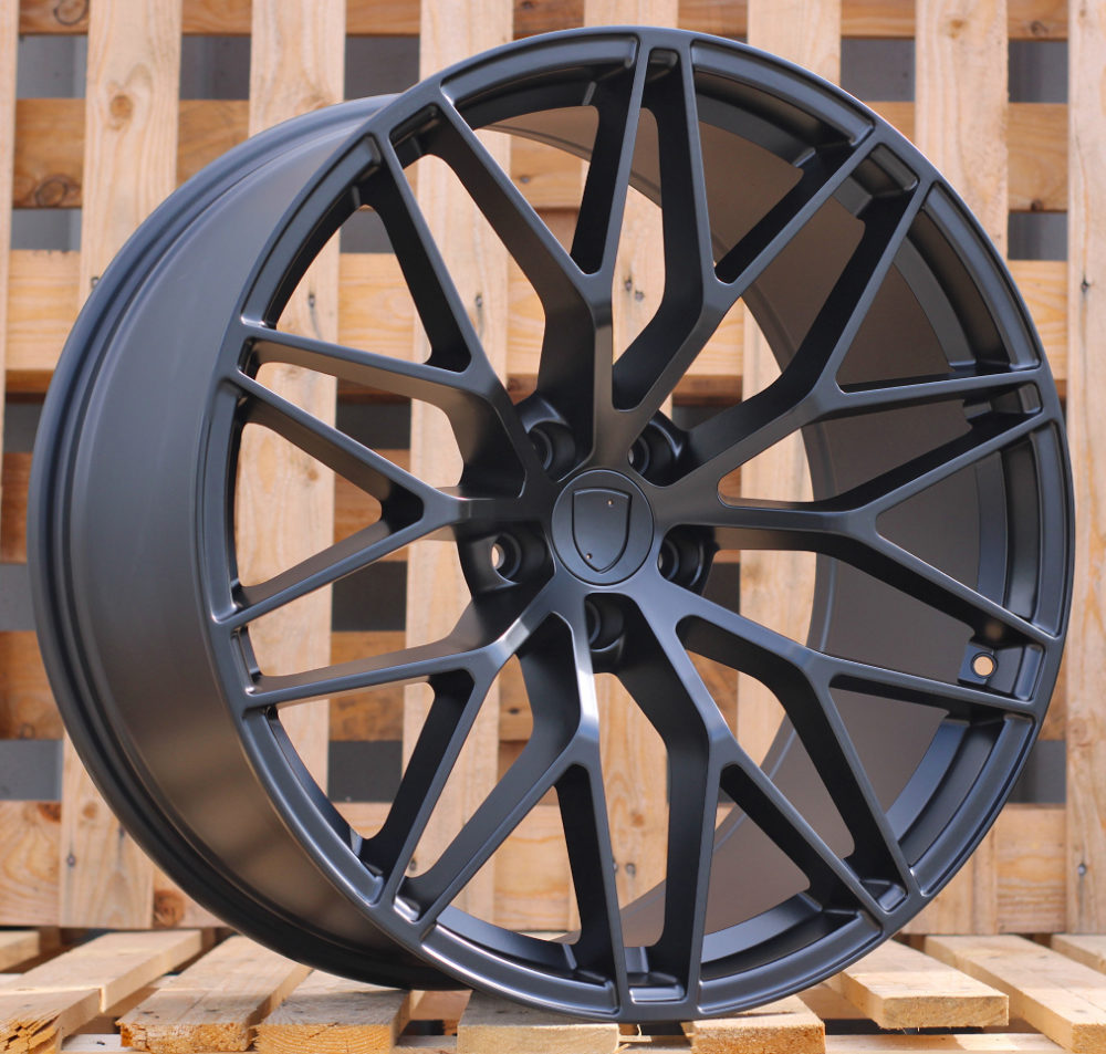 R22x11.5 5X130 ET 61 71.6 3S1067 (YF0397) Black Half Matt (BLHM) For PORCH (Z6) (HYBRID FORGED Front+Rear)