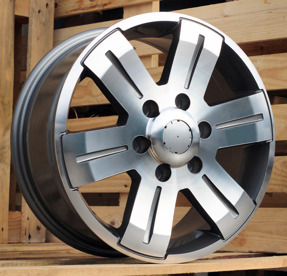 R16x7 6X130 ET 55 84.1 BK562 Grey Polished (MG) For MER (P) ((max 1400kg))