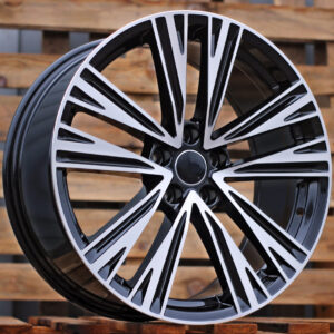 B1424_000000007490 R17x7.5 5X112 ET 36 66.5 B1424 (FBX045) Black Polished (MB) For AUD (Z5) (HYBRID FORGED)
