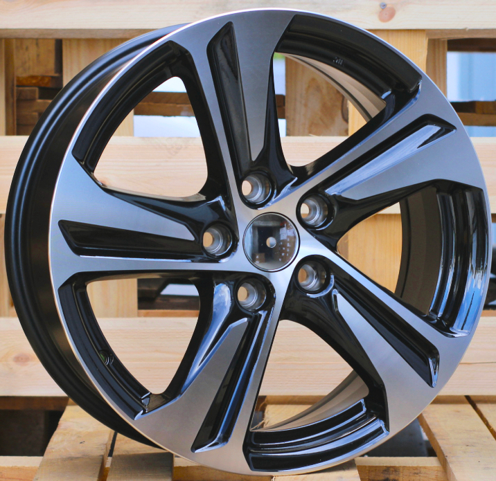 R15x6 5X100 ET 35 57.1 F5832 Black Polished (MB) For RACIN (K7)