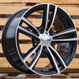 R17x8 5X120 ET 34 72.6 B5739 Black Polished (MB) For BMW (L2) ((AKC 80 Eur))
