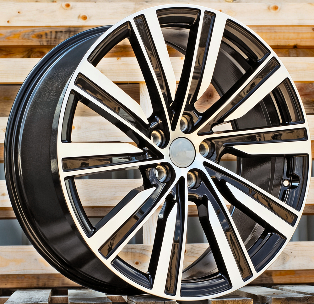 R22x9.5 5X120 ET 45 72.6 H3091F Black Polished (MB) For LAND (K8) (HYBRID FORGED)