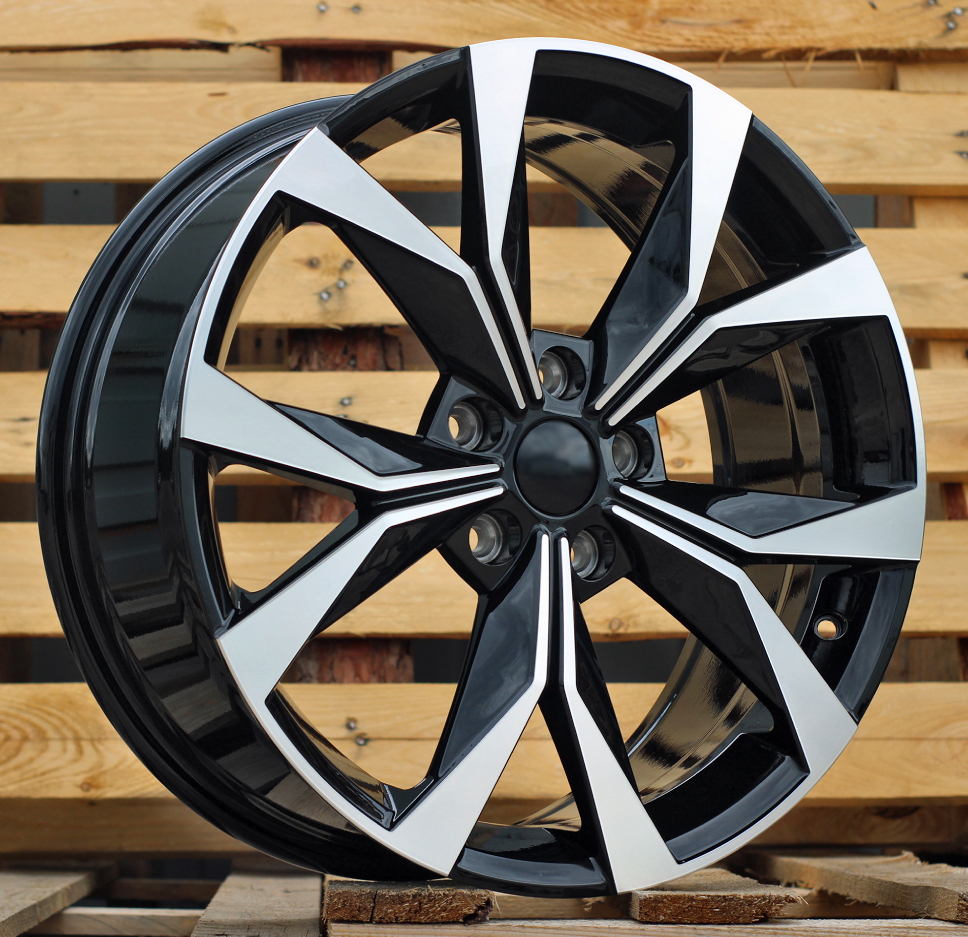 R19x8 5X112 ET 45 57.1 I5627 Black Polished (MB) For SKODA (M) (Karoq New Model)