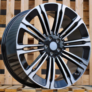 B1808_000000009039 R22x9.5 5X108 ET 45 63.3 B1808 (FBX190) Black Polished (MB) For LAND (Z5) (HYBRID FORGED)