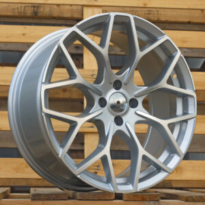 R18x8 4X100 ET 30 60.1 B1449 Machined Silver (MS) For SMART (K7) ((AKC 55 Eur) HAXER Front+Rear)