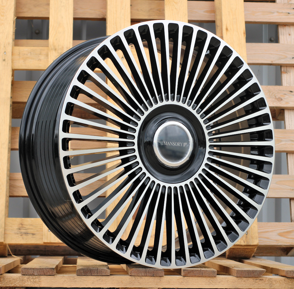 R20x8.5 5X150 ET 50 110.5 F3039 Black Polished (MB) For 4X4 (K3) (HYBRID FORGED)