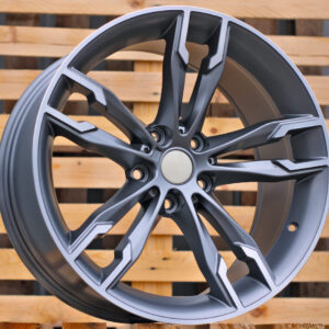 R18x8 5X120 ET 40 72.6 B1257 Grey Polished Half Matt (MGHM) For BMW (P1)