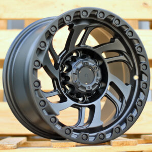 R15x8 6X139.7 ET 0 110.1 A6278 Black Half Matt (BLHM) For 4X4 (P)