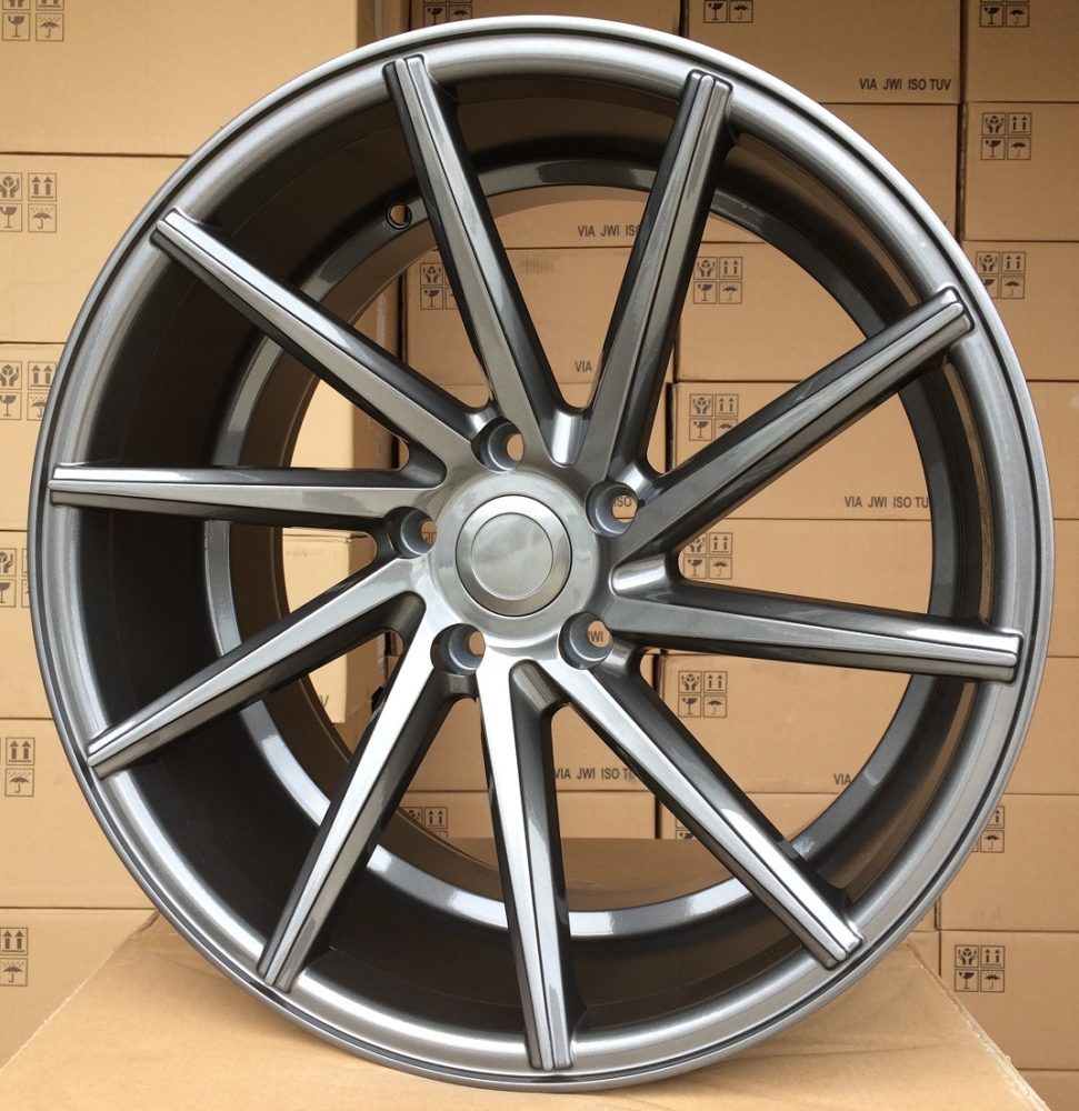 R19x9.5 5X112 ET 35 66.5 B1059 Grey (GR) For RACIN (P2) ((AKC 100 Eur) Style Vossen)