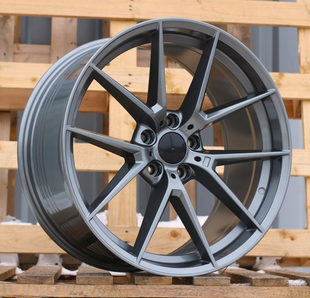 R18x8 5X120 ET 34 72.6 B1416 (FBX124) Gun Metal (GM) For BMW (A) (HYBRID FORGED)