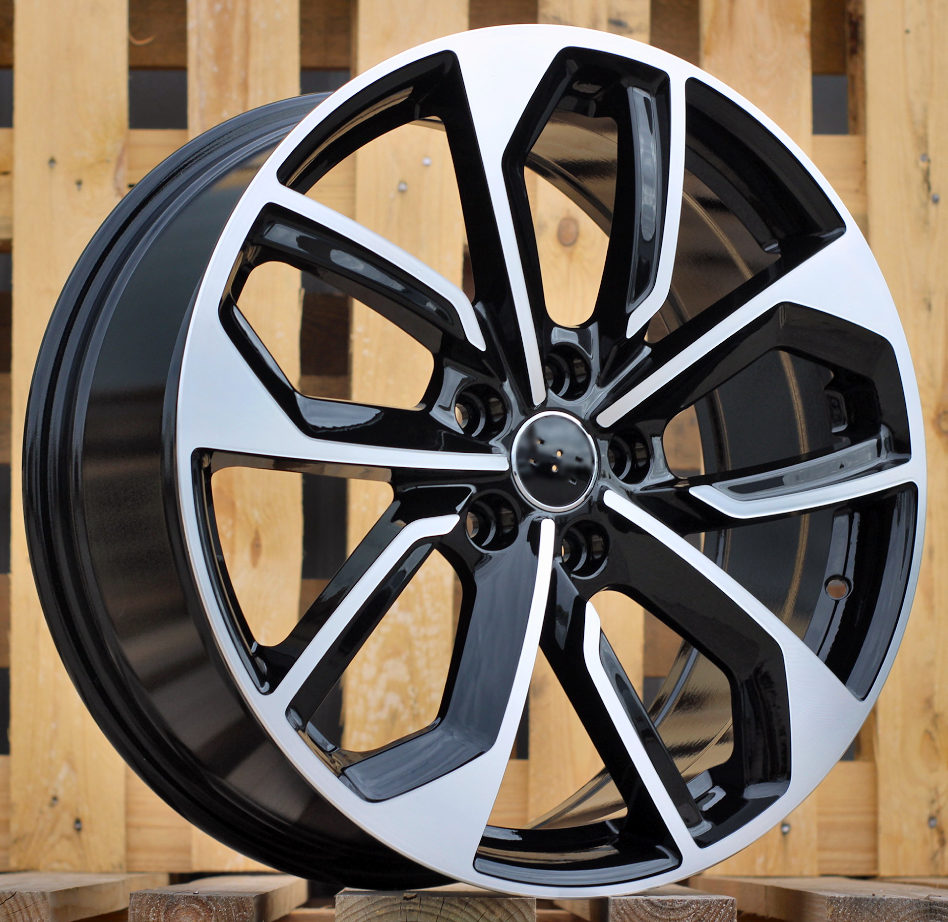 R19x8 5X112 ET 39 66.5 3S5979 Black Polished (MB) For AUD (M) (HYBRID FORGED)