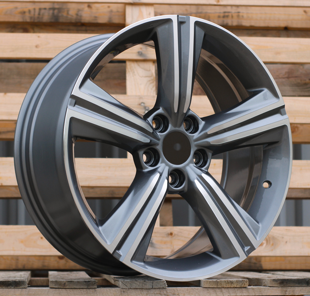 R18x8 5X114.3 ET 50 64.1 FBX361 Grey Polished (MG) For HOND (P2) (HYBRID FORGED)