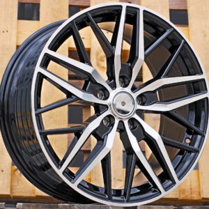 HF5230_000000010774 R18x8 5X120 ET 50 65.1 HF5230 (YF0492) Black Polished (MB) For VW (Z6) (HYBRID FORGED 1050kg 4X4)