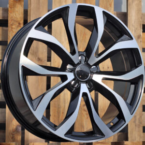 XF562_000000003498 R20x8 5X112 ET 35 66.5 XF562 (QC101) Black Polished+Powder Coating (MBPC) For AUD (K4)