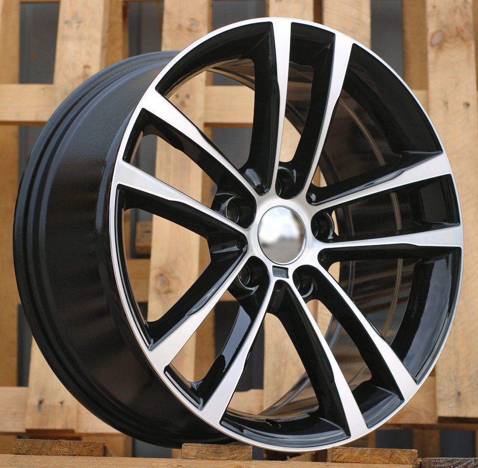 R17x8 5X120 ET 34 72.6 B5229 Black Polished (MB) For BMW (P2)