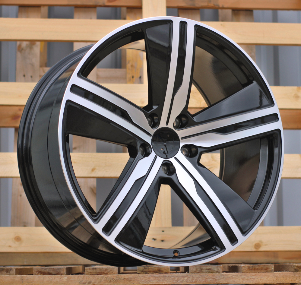 R22x11 5X130 ET 47 66.5 I5664 Black Polished (MB) For PORCH (A+Z5) (NEW Macan II (XAB) Rear+Front)