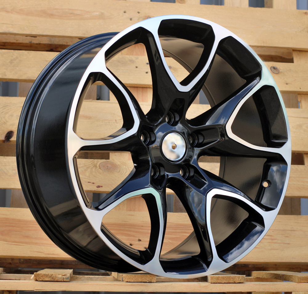 R20x9 5X127 ET 32 71.5 B1790 Black Polished (MB) For JEEP (Z6)