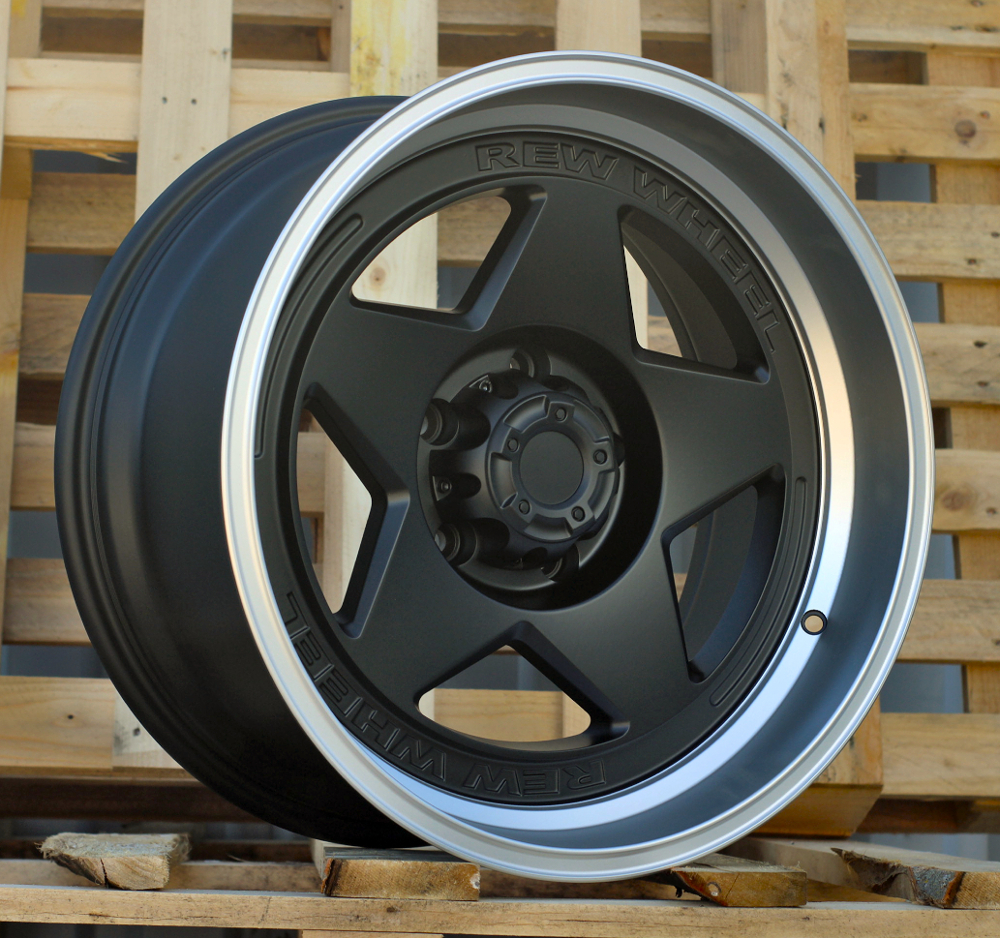 R17x9 6X114.3 ET 0 66.1 JT274 Black Matt (BM) For 4X4 (K3) (MB+MACHINE LIP)