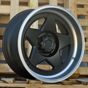 JT274_000000009186 R18x9 5X127 ET M12 71.5 JT274 Black Matt (BM) For 4X4 (K3) (MB+MACHINE LIP)