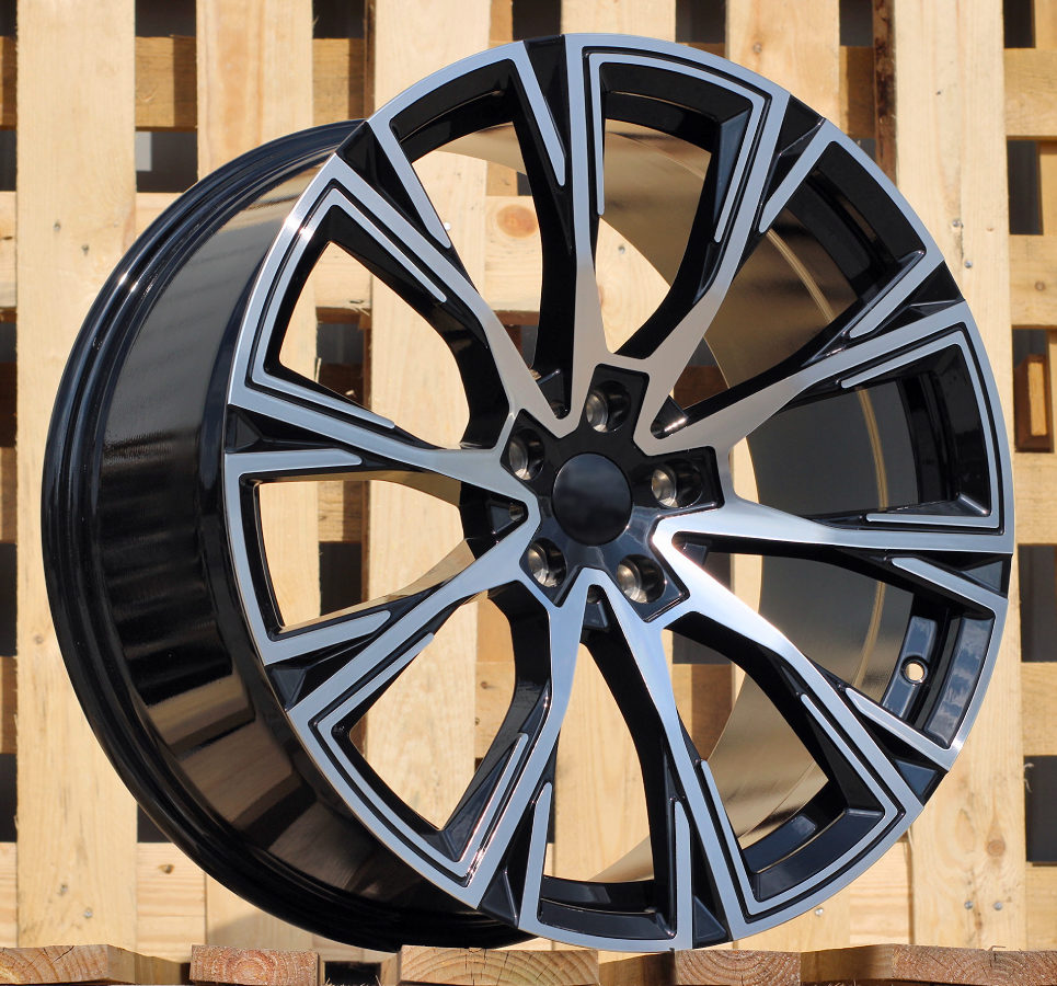 R19x9 5X112 ET 40 66.6 D1130 Black Polished (MB) For BMW (K7+K3) (Rear+Front)
