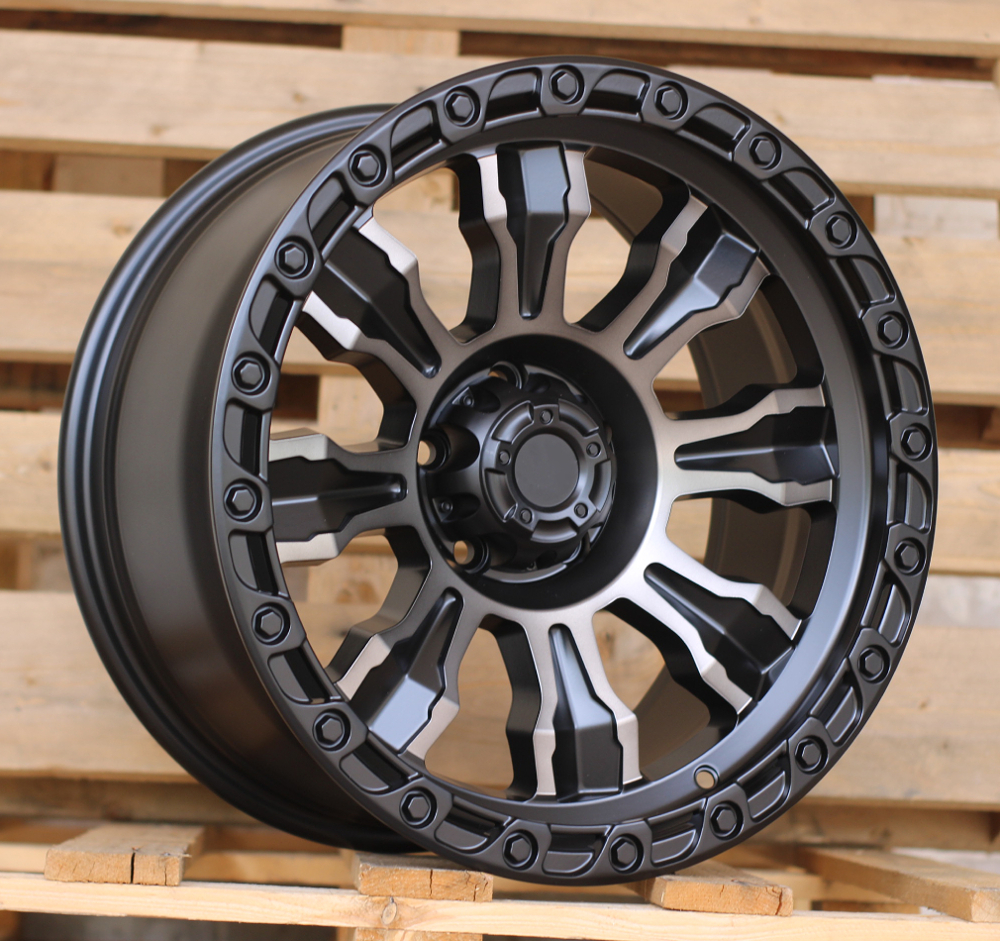 R20x9 6X139.7 ET 0 110.1 FBX087 Black Polished Matt (MBM) For 4X4 (K3) (HYBRID FORGED Bronze)