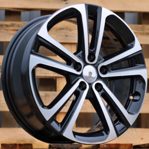 R17x7 5X108 ET 50 65.1 B5959 Black Polished (MB) For CITRO (P+K4) (HYBRID FORGED)