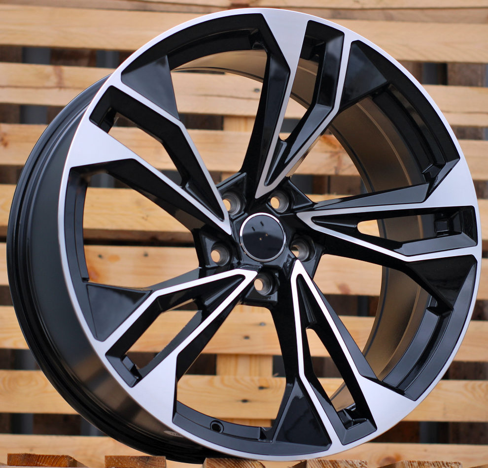 R18x8 5X112 ET 40 66.5 I5493 Black Polished (MB) For AUD (K8) (BP)