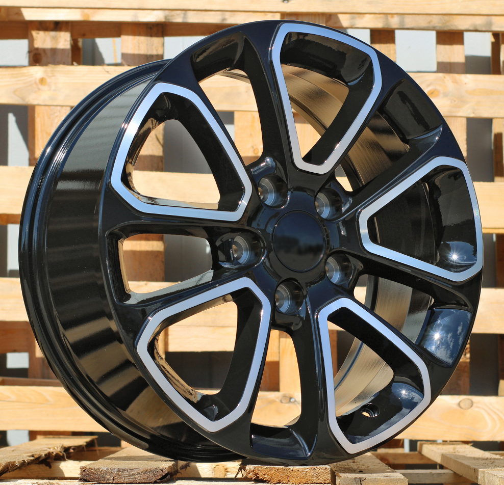R18x8 5X127 ET 50 71.5 I5319 Black Polished (MB) For JEEP (M)