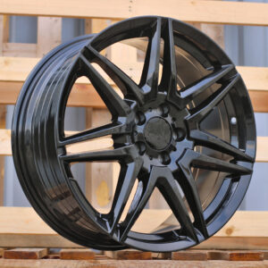 YF7075_000000010135 R18x8 5X112 ET 52 66.6 YF7075 Black (BL) For MER (Z7) (HYBRID FORGED V-Class/Vito 1075kg)