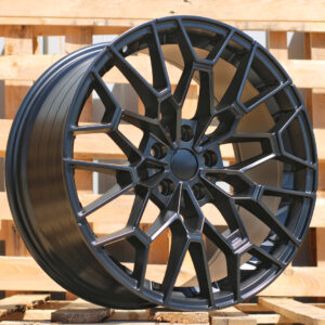 I0384_000000007069 R19x8 5X112 ET 27 66.6 I0384 (3S1271) Black (BL) For BMW (P+M) (HYBRID FORGED Rear+Front)