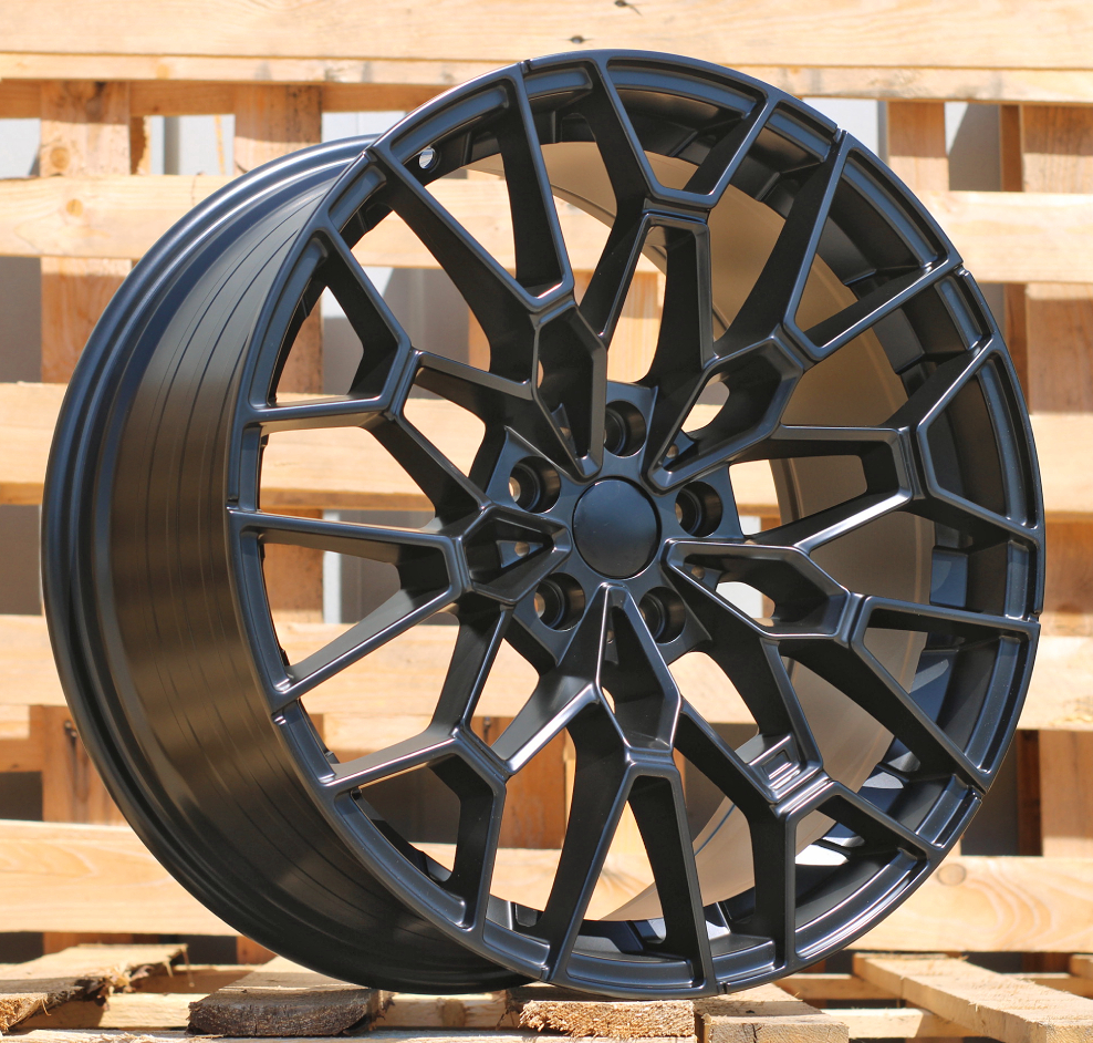 R19x8 5X112 ET 27 66.6 I0384 (3S1271) Black (BL) For BMW (P+M) (HYBRID FORGED Rear+Front)