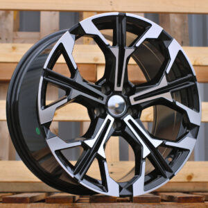 F9735_000000000362 R19x8 5X112 ET 27 66.6 F9735 Black Polished (MB) For BMW (K8) (NEW Model Rear+Front)