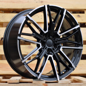 3S1284_000000008300 R18x8 5X112 ET 30 66.6 3S1284 (F8817) Black Polished (MB) For BMW (Z6) (HYBRID FORGED)