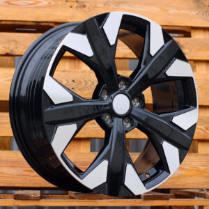 R18x7.5 5X114.3 ET 51 67.1 YF5699 Black Polished (MB) For KIA (K7) ((AKC 95 Eur)HYBRID FORGED)