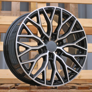 R18x8 6X120 ET 50 74.6 HF2125 Black Polished (MB) For FORD (M) (HYBRID FORGED (max 1050kg))