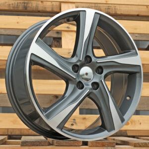 R16x7 5X108 ET 46 67.1 BY115 (DW5080) Grey Polished (MG) For VOLVO (P1)
