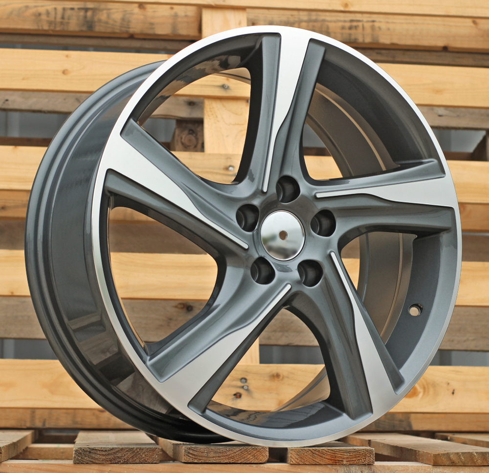 R18x7.5 5X108 ET 49 67.1 BY115 Grey Polished (MG) For VOLVO (Z3)